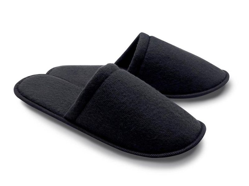 Pantofole con punta chiusa 30 cm Nero - Tirolix