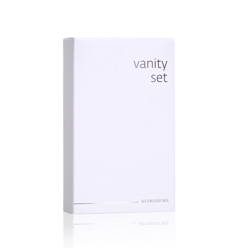 Set vanity in scatola di cartone White Accessories - Tirolix