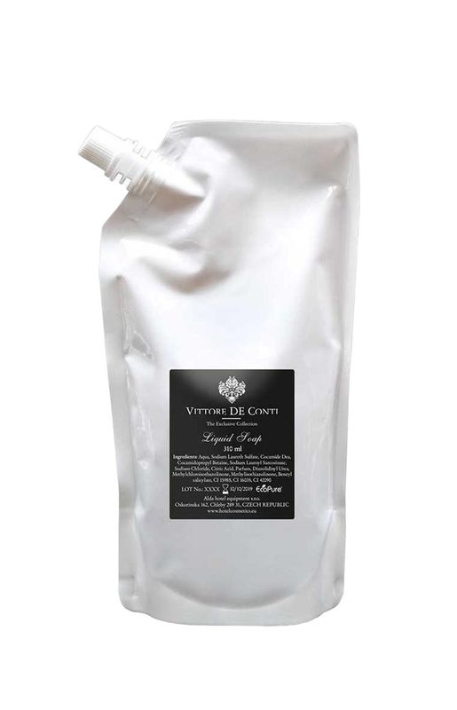 Busta di ricarica di sapone liquido 310 ml Vittore De Conti - Tirolix