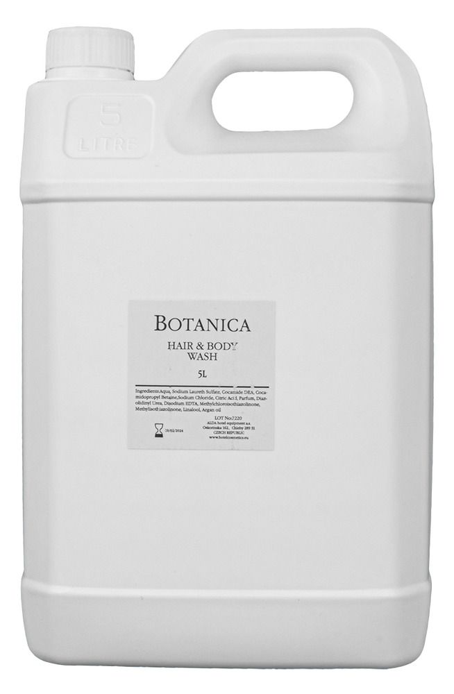 Tanica di ricarica di shampoo per capelli e corpo 5 l Botanica - Tirolix