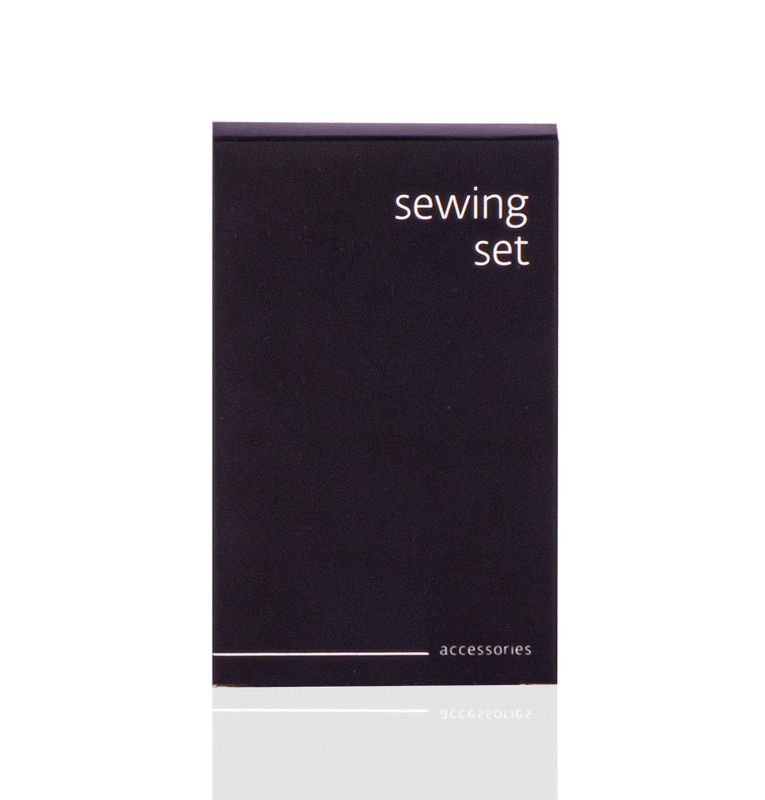 Set da cucito in scatola di cartone Black Accessories - Tirolix