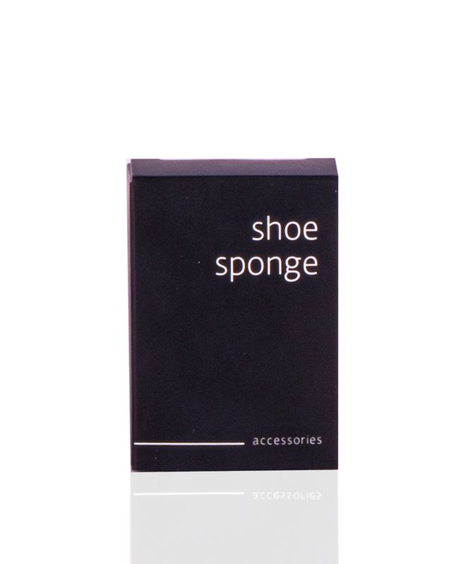 Spugna per lucidare le scarpe in scatola di cartone Black Accessories - Tirolix