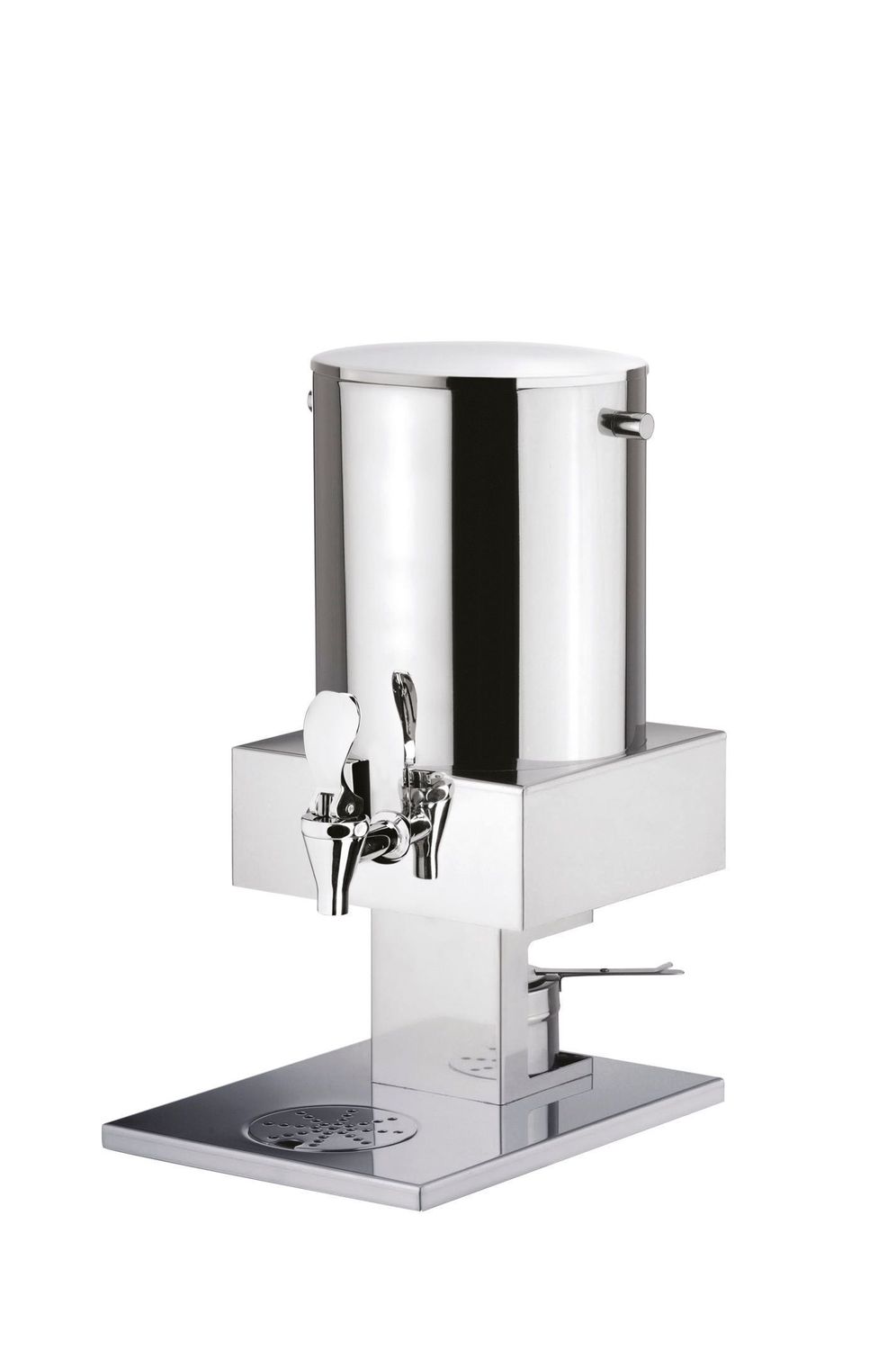 Distributore Dispenser Caffè Inox 18/10 con Rubinetto in Metallo 10 L - Square - Abert