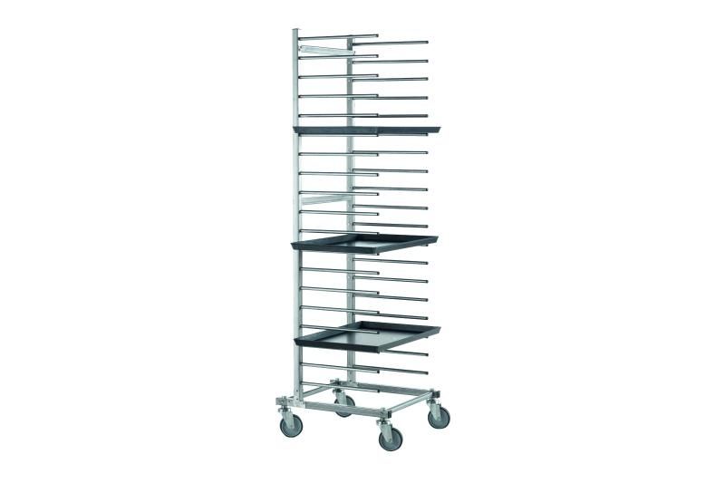 Carrello Portateglie Zincato 20 Posti Gi.Metal