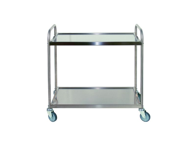 Carrello di Servizio Inox 2 Piani Fissi Gi.Metal