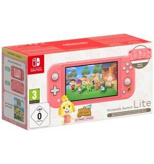 Console Nintendo Switch Lite Animal C. NH Isabelle Aloha Ed