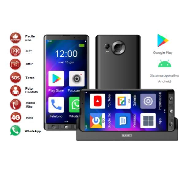 Smartphone - SAIET SMART SENIOR MAX STS 600 PLUS