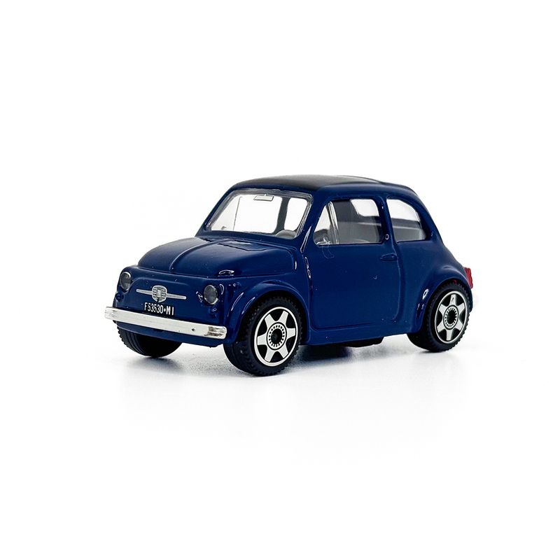 18-30046 Bburago – Fiat 500 (1965), blu – Scala 1:43