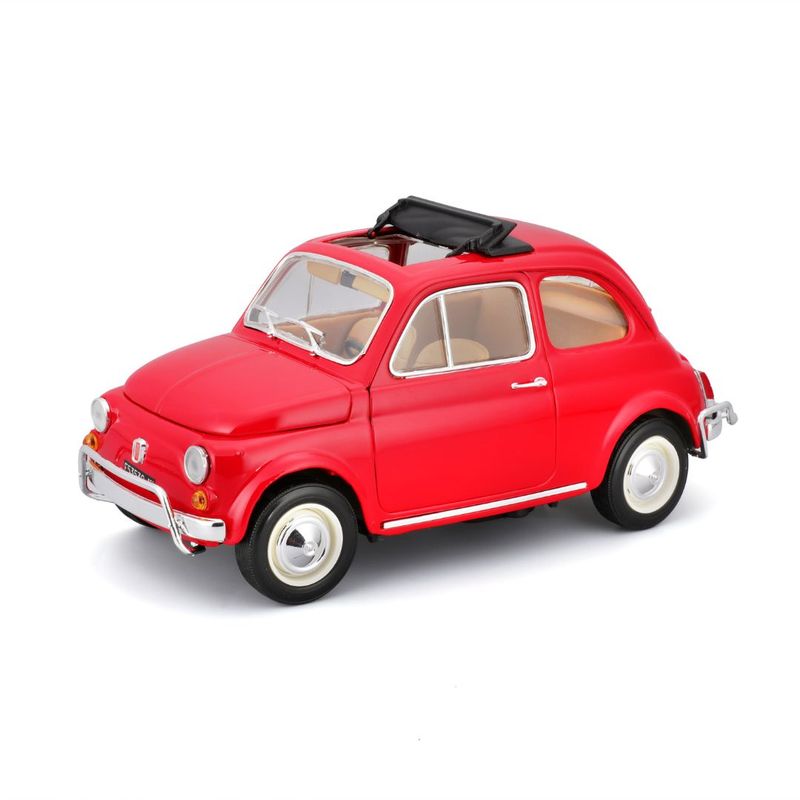 18-12035 Bburago – Fiat 500L (1968), blu o rossa – Scala 1:18