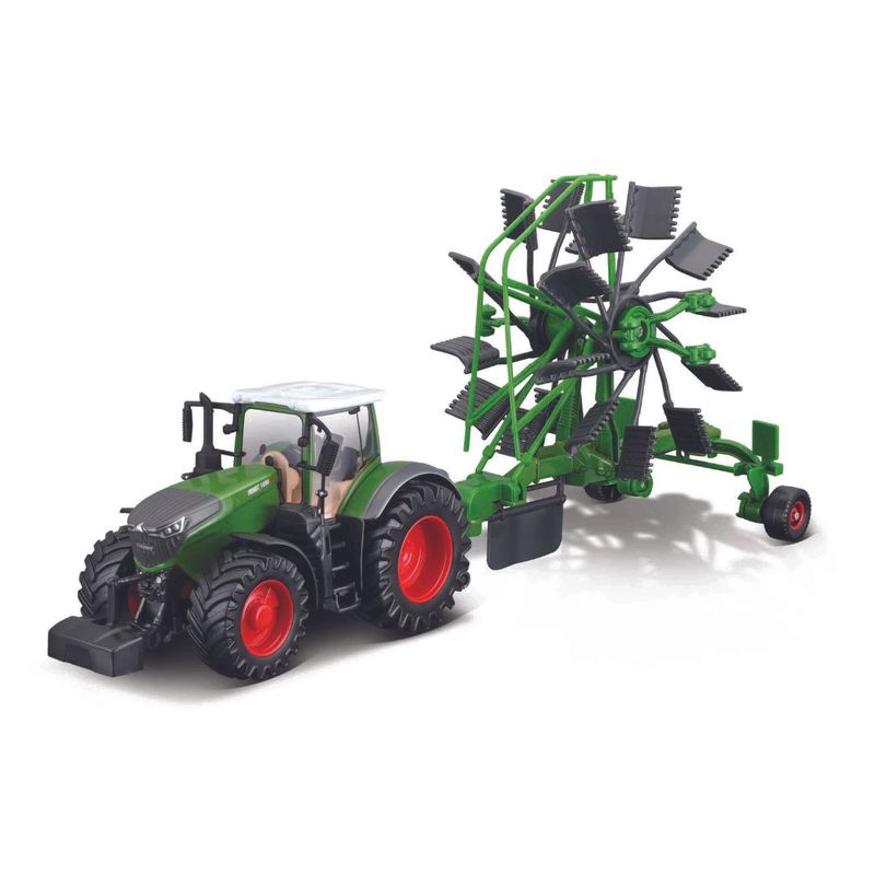 Trattore Fendt 1050 Vario con rastrello a vortice