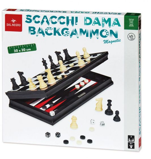 Scacchi/Dama/Backgammon Magnetic