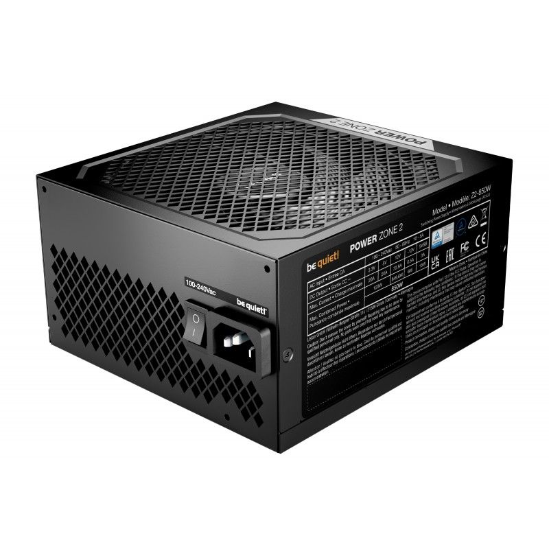 - ALIMENTATORE BE QUIET! POWER ZONE2 80PLUS PLATINUM MODULARE ATX 3.1 PCIE 5.1 850W NERO