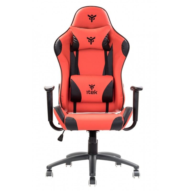 SEDIA GAMING ITEK CHAIR PLAYCOM PM20 PVC ROSSO/NERO