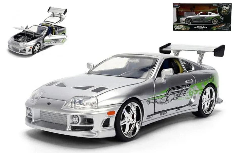 BRIAN’S TOYOTA FAST & FURIOUS SILVER 1:24 BRIAN’S TOYOTA FAST & FURIOUS SILVER 1:24