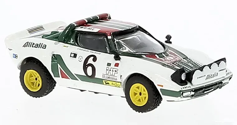LANCIA STRATOS HF N.6 2nd RALLY MONTECARLO 1976 WALDEGAARD 1:87 LANCIA STRATOS HF N.6 2nd RALLY MONTECARLO 1976 WALDEGAARD 1:87