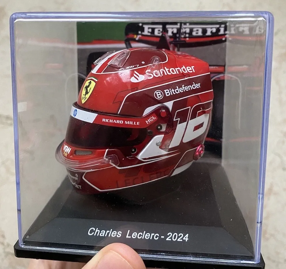 HELMET CHARLES LECLERC ABU DHABI GP 2024 1:5