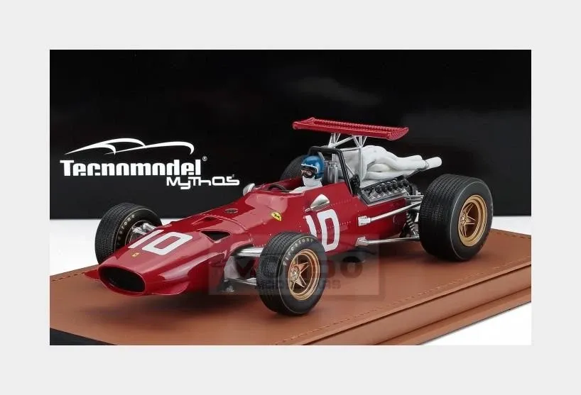 FERRARI 312 N.9 GERMAN GP. 1966 L.BANDINI C/VETRINA E PILOTA 1:18