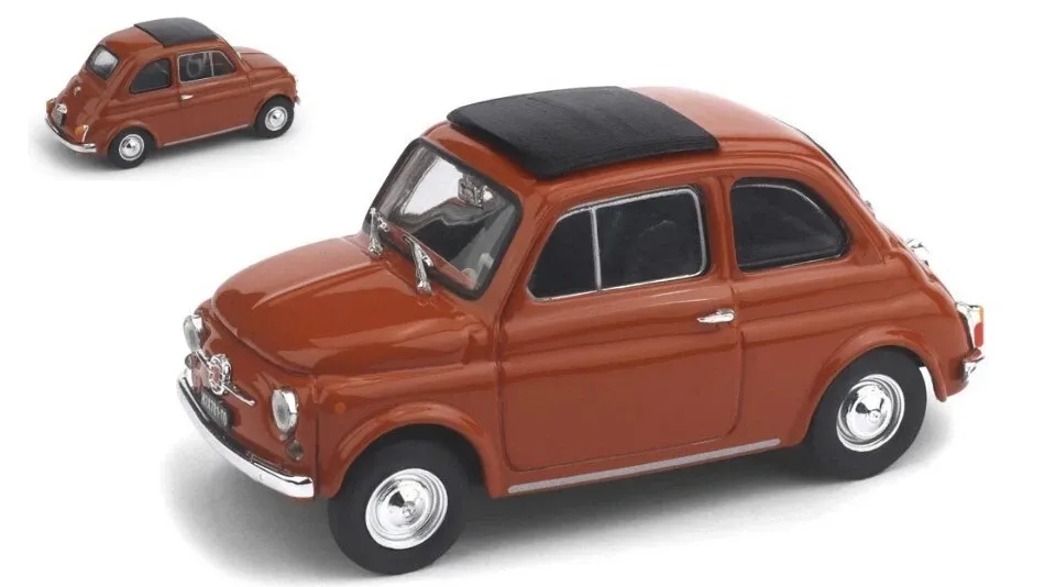 FIAT 500F CHIUSA 1965-1972 ROSSO CORALLO CHIARO 1:43