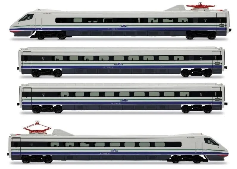 CISALPINO ETR 470 ORIGINAL LIVERY 4-UNT PACK EP.IV 1:87