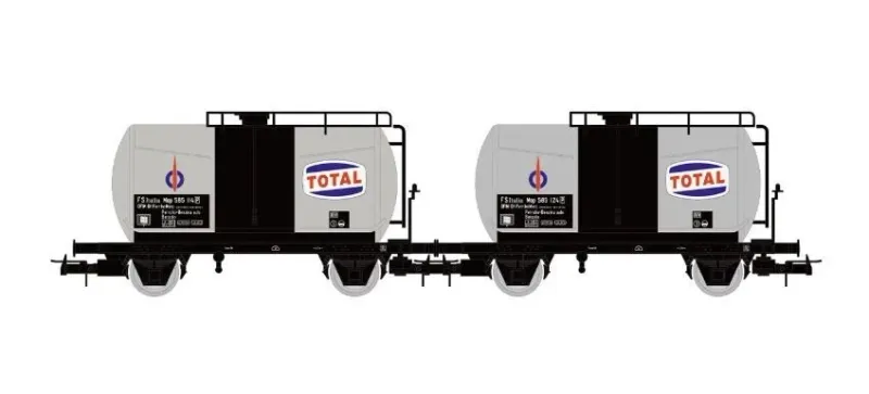 FS 2 UNIT PACK 2-AXLE TANK WAGON TOTAL EP.III 1:87