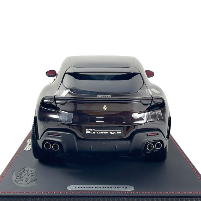 Modellino Auto BBR Models 1/18 Ferrari Purosangue Nero Purosangue