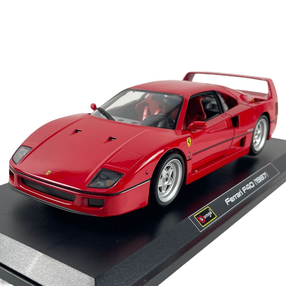 Modellino Auto Bburago 1/18 Ferrari F40 1987 Rosso