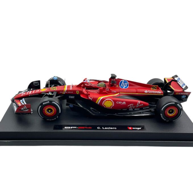 Modellino F1 Bburago 1/18 Ferrari SF-24 Winner Monza GP 2024 #16 C. Leclerc Modellino F1 Bburago 1/18 Ferrari SF-24 Winner Monza GP 2024 #16 C. Leclerc