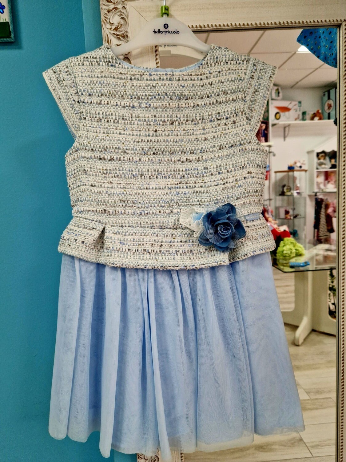 Vestido celeste de Tutto Piccolo