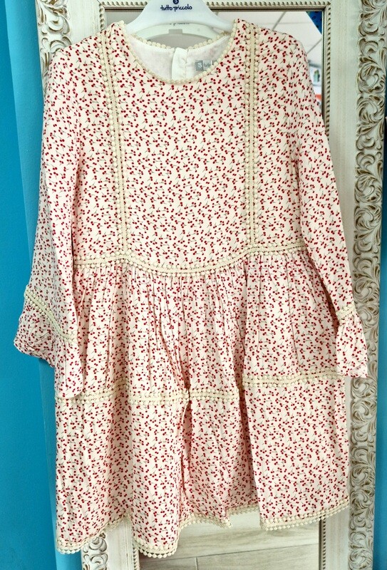 Vestido témpera Tutto Piccolo. Vestido y leotardos