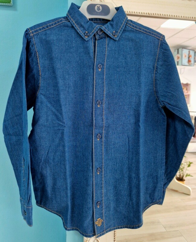 Camisa de Nim Gouache Tutto Piccolo