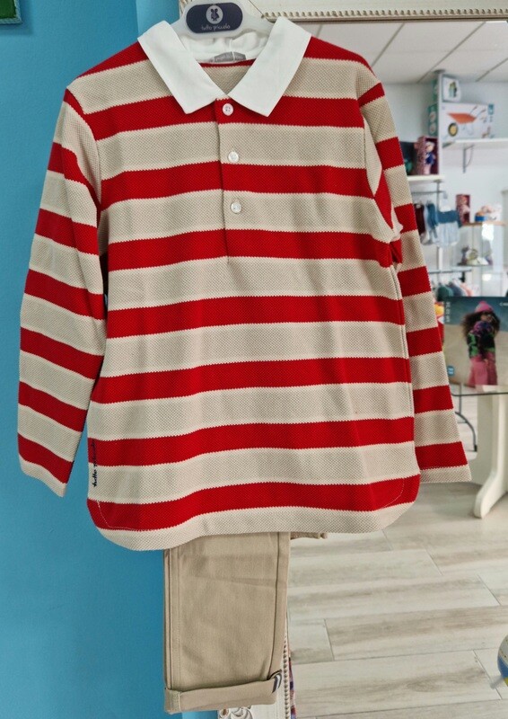 Conjunto polo y pantalón Témpera Tutto Piccolo