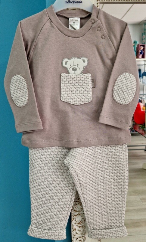 Conjunto niño interlock Tissue Tutto Piccolo
