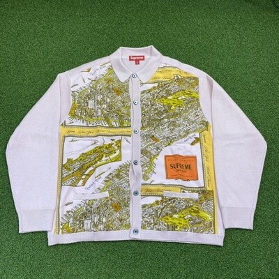 Supreme* Silk Map Cardigan