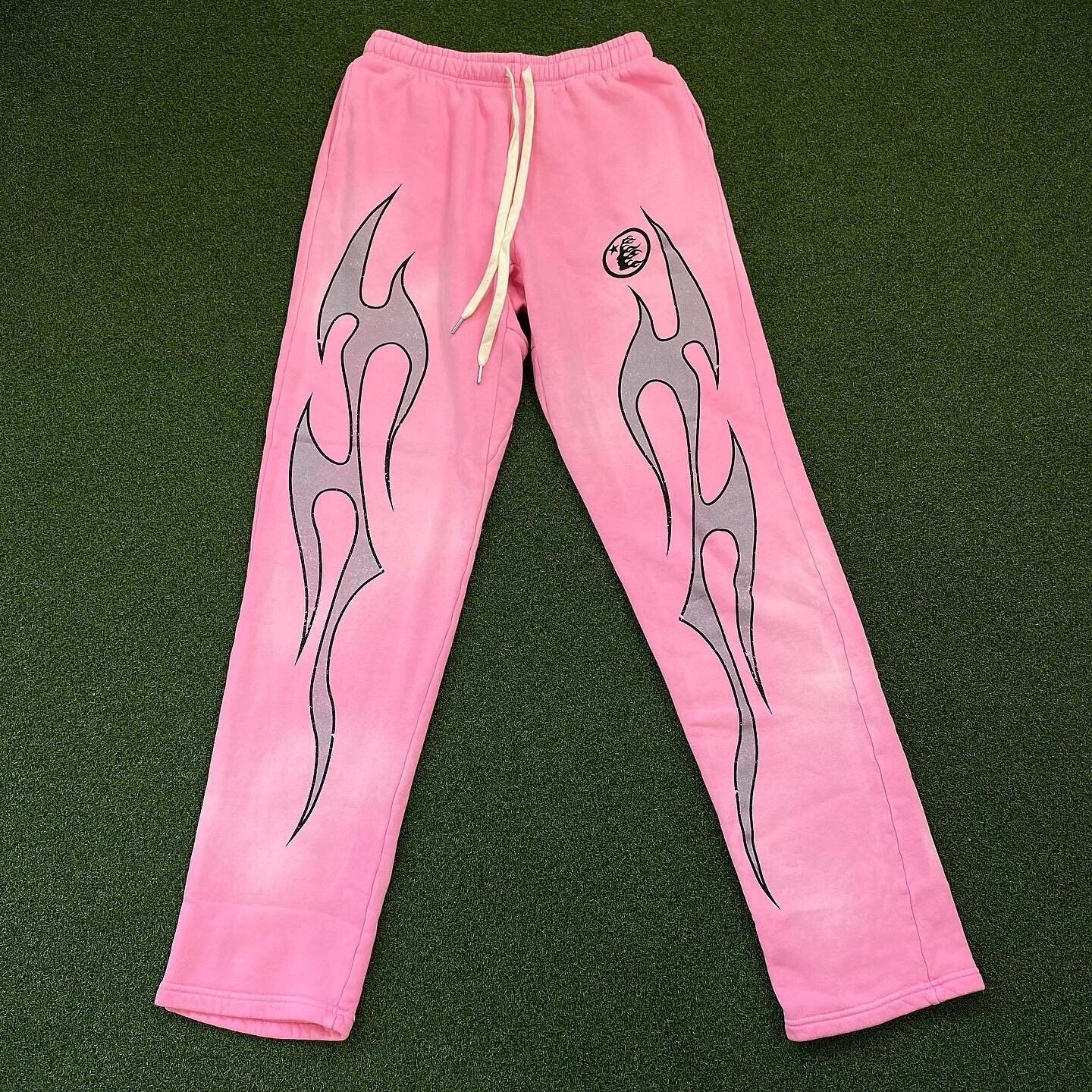 Hellstar Flame Sweatpants (Grey)