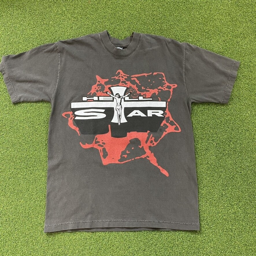 Hellstar Jesus Emblem Grey