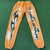 Hellstar* Logo Orange Sweatpants