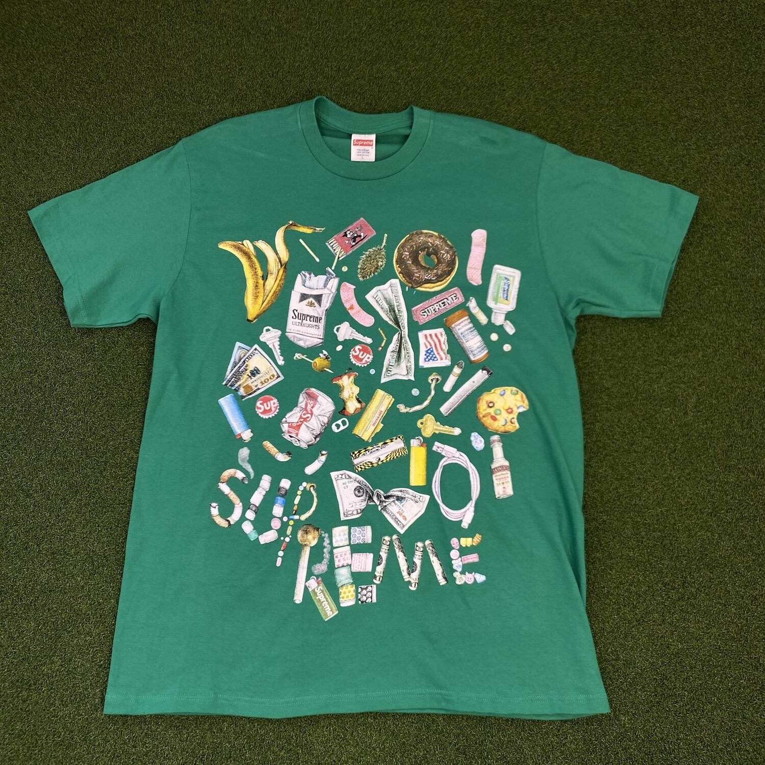 Supreme Trash Tee Green