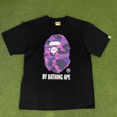 Bape *Purple Camo Ape Large Ape Head