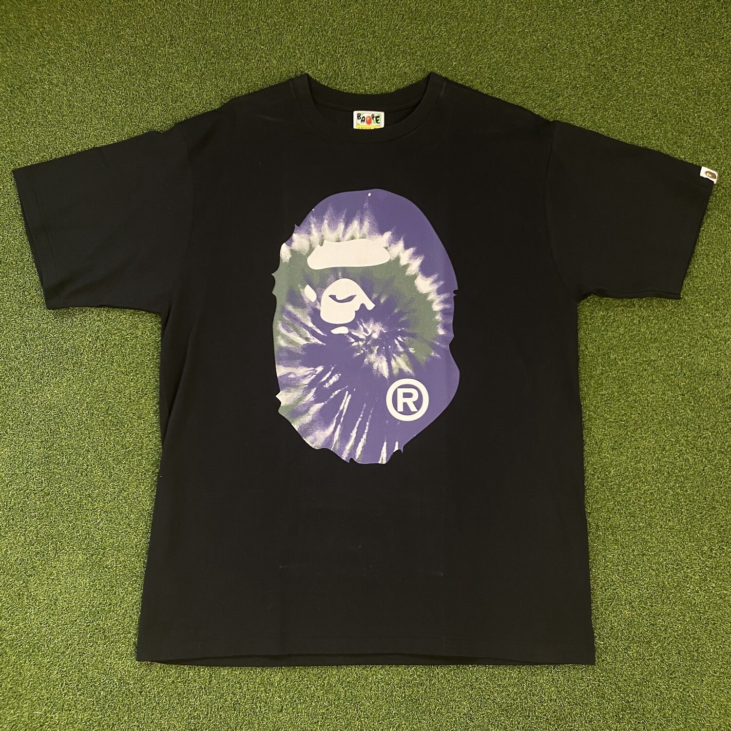 Bape *Tie Dye Ape Head (Purple/Green)