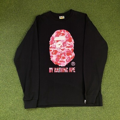 Bape *Pink Camo Ape Head Long Sleeve