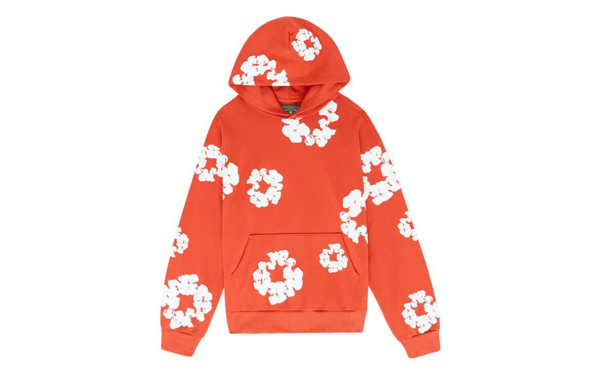 Denim Tears Cotton Wreath Hoodie (Orange)