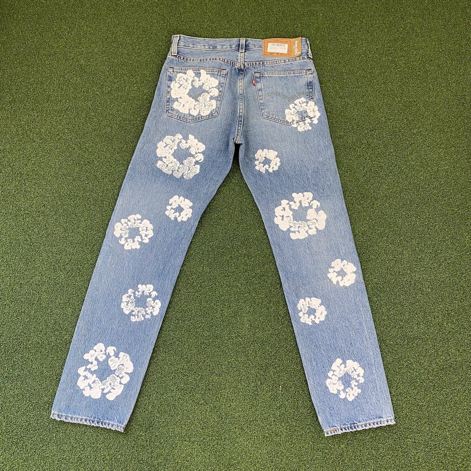 Denim Tears* Lightwash 501 Jeans, Size: 31x32