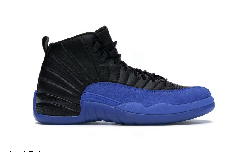 Jordan 12 Black Game Royal