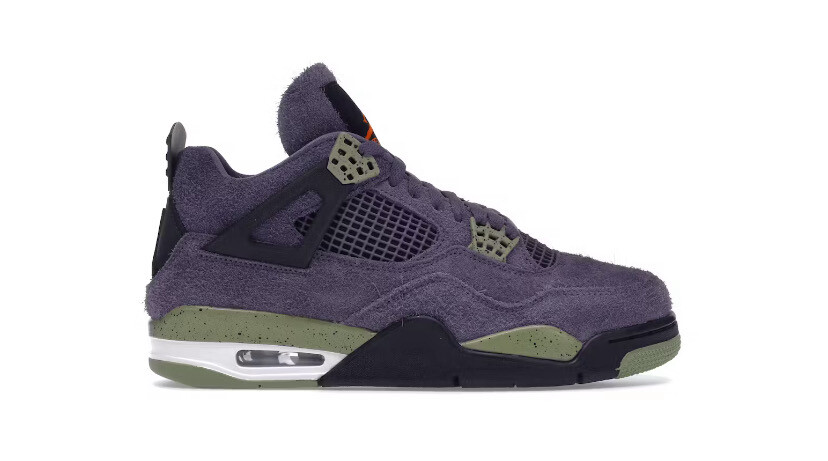 W Jordan 4 Purple Canyon