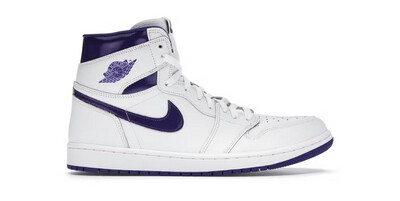 W Jordan 1 Court Purple