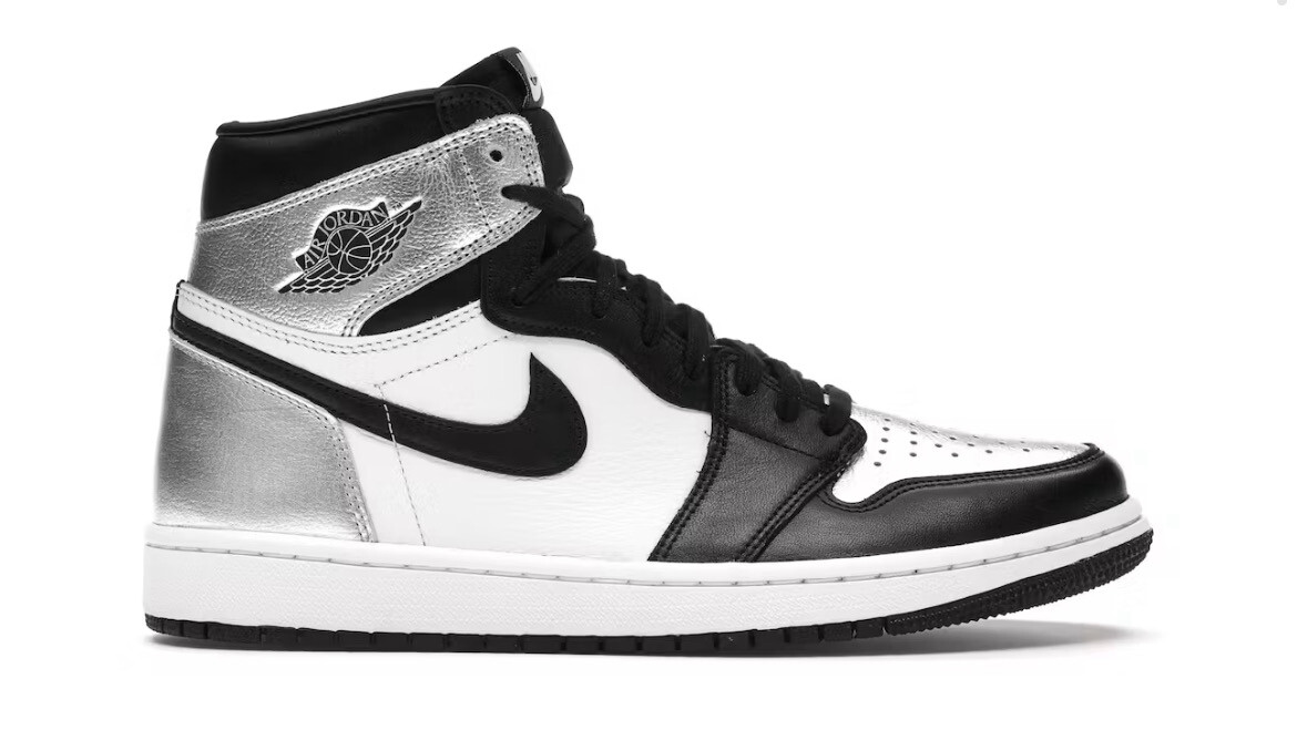 W Jordan 1 Silver Toe