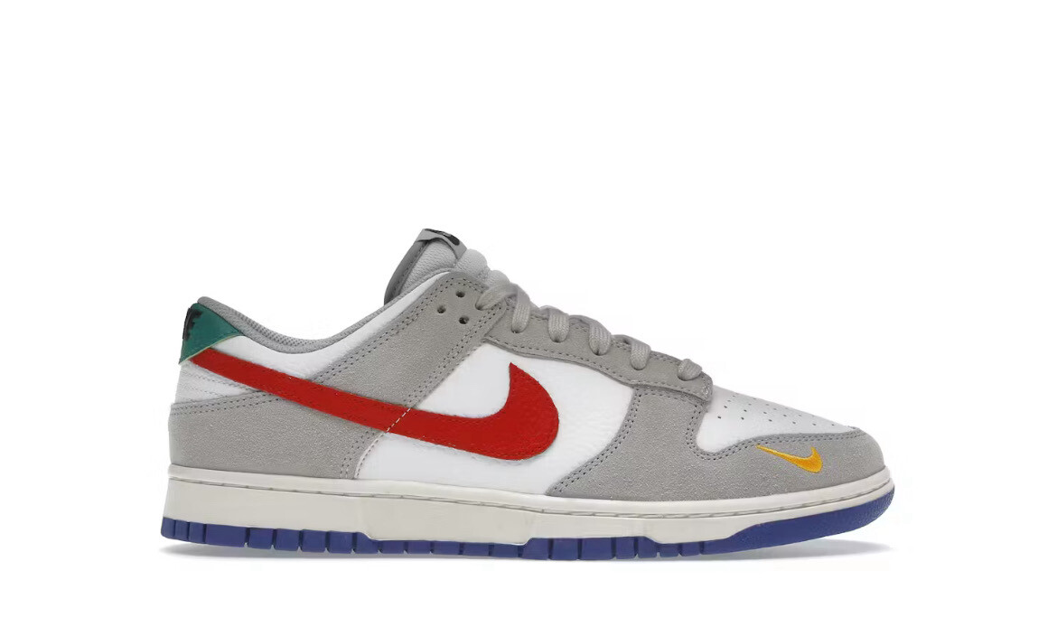 Nike Dunk Low Light Iron Ore Red Blue
