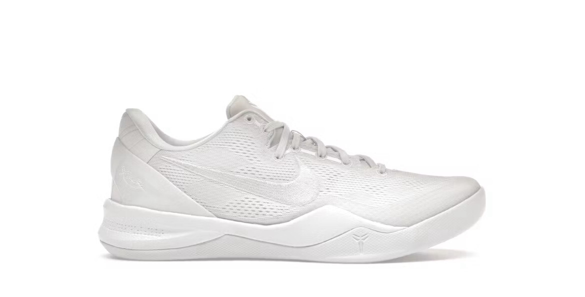 Nike Kobe 8 All White