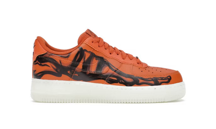 Nike Air Force 1 Low Orange Skeleton