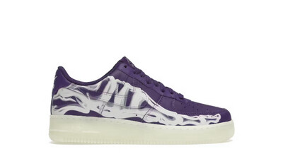 Nike Air Force 1  Purple Skeleton